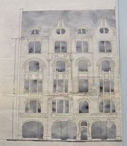 1902: plan de façade