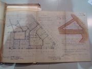 Plan de situation et plan des magasins d'Otto Weber par l'architecte Albert Bernhardt, 1941