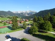 Vue du paysage depuis un appartement du centre