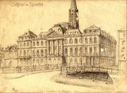 Dessin au crayon de Tim Helmlinger, 1921, (coll. part.)