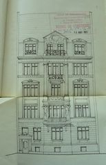 1977: plan pour la modification des balcons.