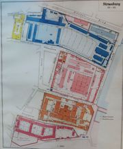 plan des usines à l'Arsenal (quartier de l'Esplanade)