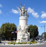 Vue du monument