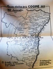 carte des implantations des magasins en Alsace.