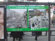 publicité de la CTS à la station Schluthfeld :le changement en 20 ans.