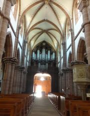 vue vers l'orgue