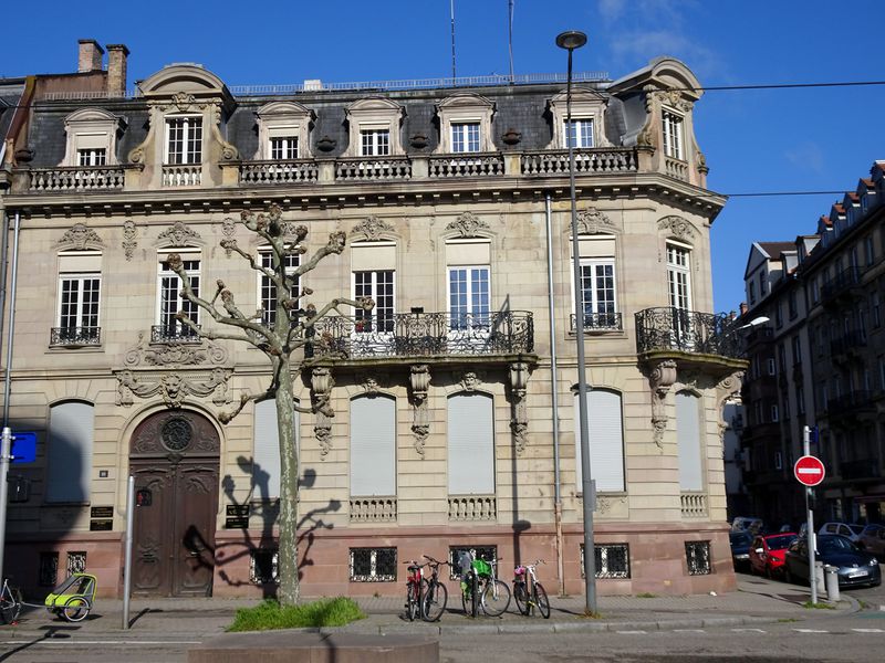 Fichier:19, avenue de la Paix, Strasbourg, 2019, façade avenue de la Paix.jpg