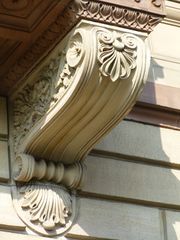 Console du balcon en pierre