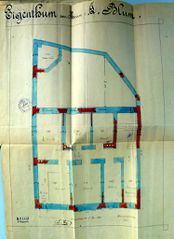 Dessin d'archive: plan du sous-sol