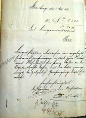 Document d'archive: demande d'autorisation de construire (1.5.1898)