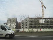 L'immeuble du futur parking en silo semble être celui à droite. Une future façade végétalisée le masquera dna du 10/01/2013