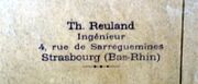 Document d'archive : tampon de Théodore Reuland