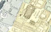 plan vers 1870 on peut y voir la place du Dôme, du côté nord de la Cathédrale (aujourd'hui place de la Cathédrale)