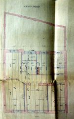 Dessin d'archive: plan du rez-de-chaussée