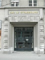 Entrée 14, place des Halles de l'immeuble du Gaz de Strasbourg