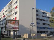 façade à l'angle route de Millelhausbergen (gauche) rue du champ de Manoeuvre (droite)