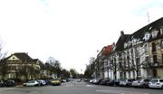 Vue sur la rue Massenet, depuis la rue Trubner.