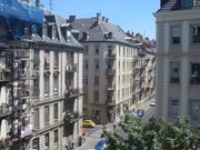 le n°7 rue du Maréchal Foch fait l'angle au centre de la photo Pris depuis 6 rue de Sarreguemines (Strasbourg)