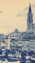 détail d'une carte postale de 1899