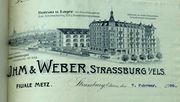 1905, en-tête de la firme "Ihm und Weber"