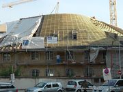 Partie de toiture après restauration coté rue Ste Elisabeth Pris depuis rue des Glacières (Strasbourg)