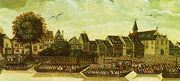 Le quai des Pêcheurs vers 1665 (détail du tableau ci-contre)