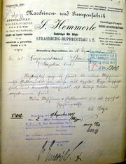 Document d'archive: courrier du présumé commanditaire à la Police du Bâtiment (15.12.1907)