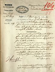Document d'archive: réponse de la Ville (5.8.1871)