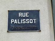 Panneau de la rue