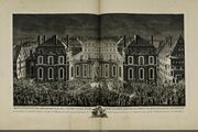 1744, Palais des Rohan, fêtes données en l'honneur du Roi Louis V