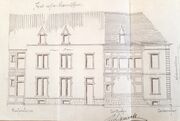 Façade sur rue St Guidon (Weidenmühlstrasse) en 1896