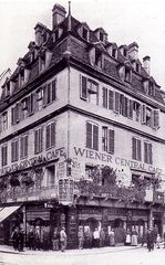 vers 1900, Wiener Central Cafe