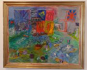 Raoul Dufy (1877-1953) : Parade-Les Régates à Henley, 1934-1952