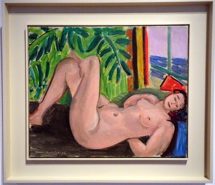 Fichier:14) Musée Matisse, Nice, Nu aux jambes croisées, 1936.jpg